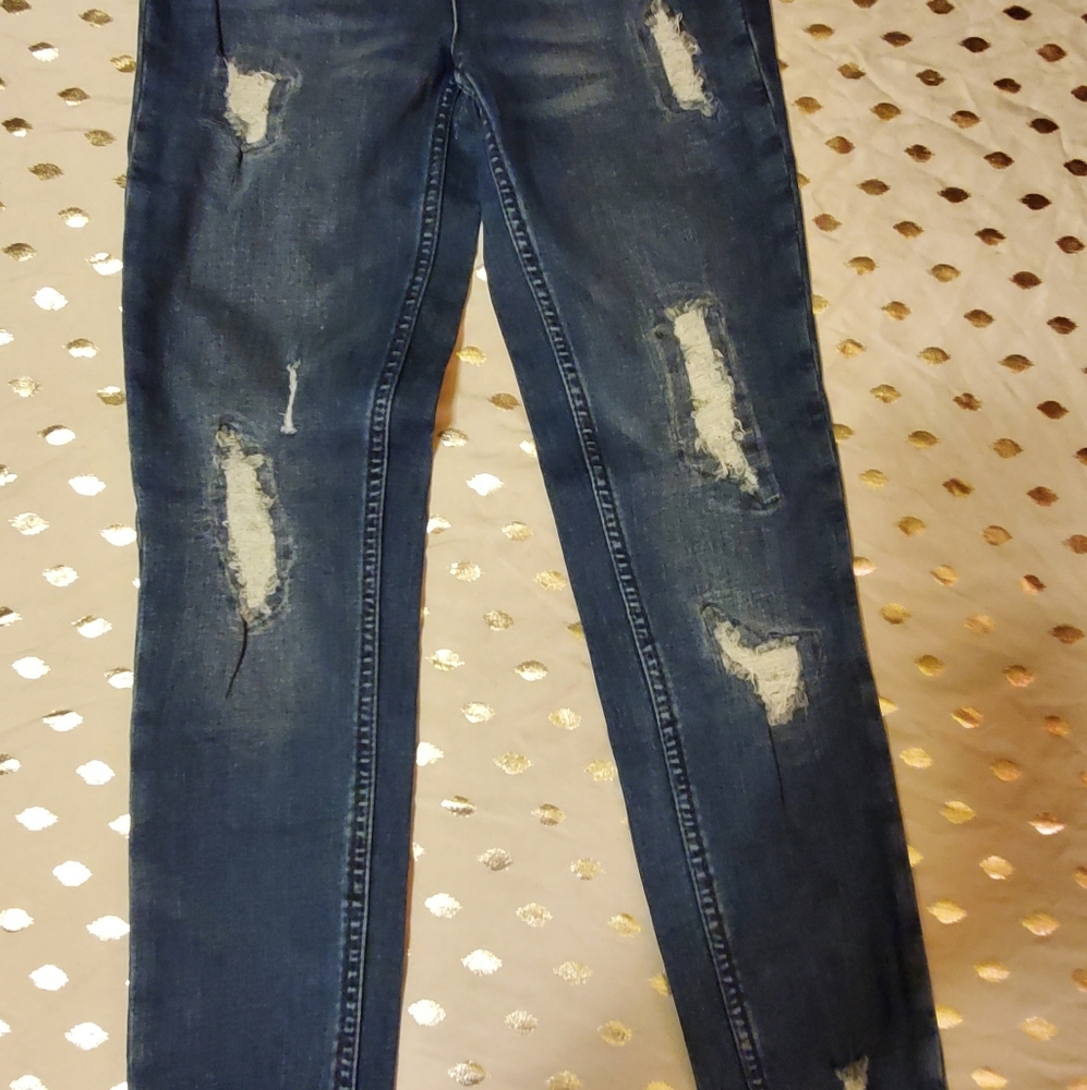 Justice ripped jeans - SOLD